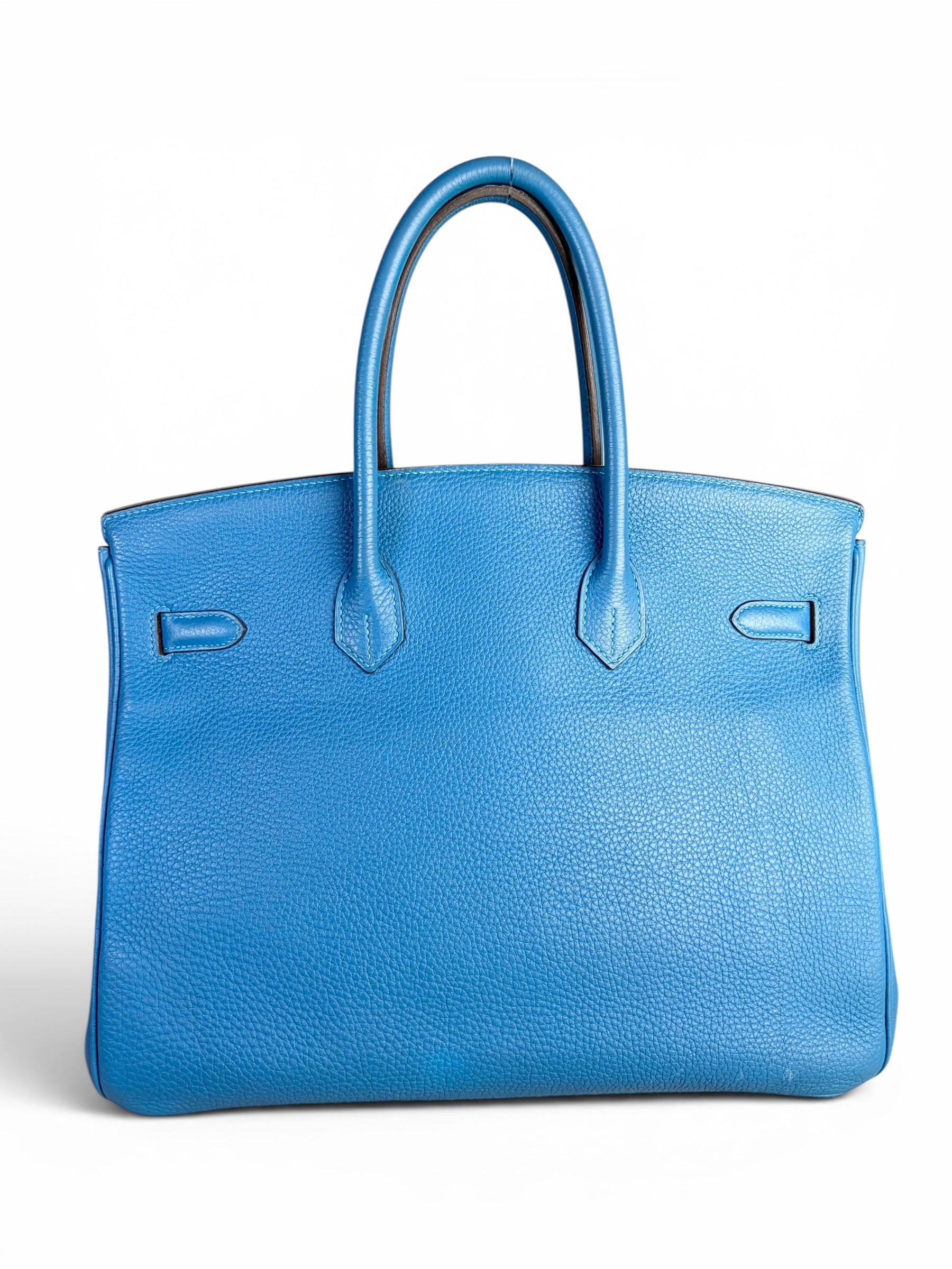 Hermes Bleu Zellige Togo Birkin 35