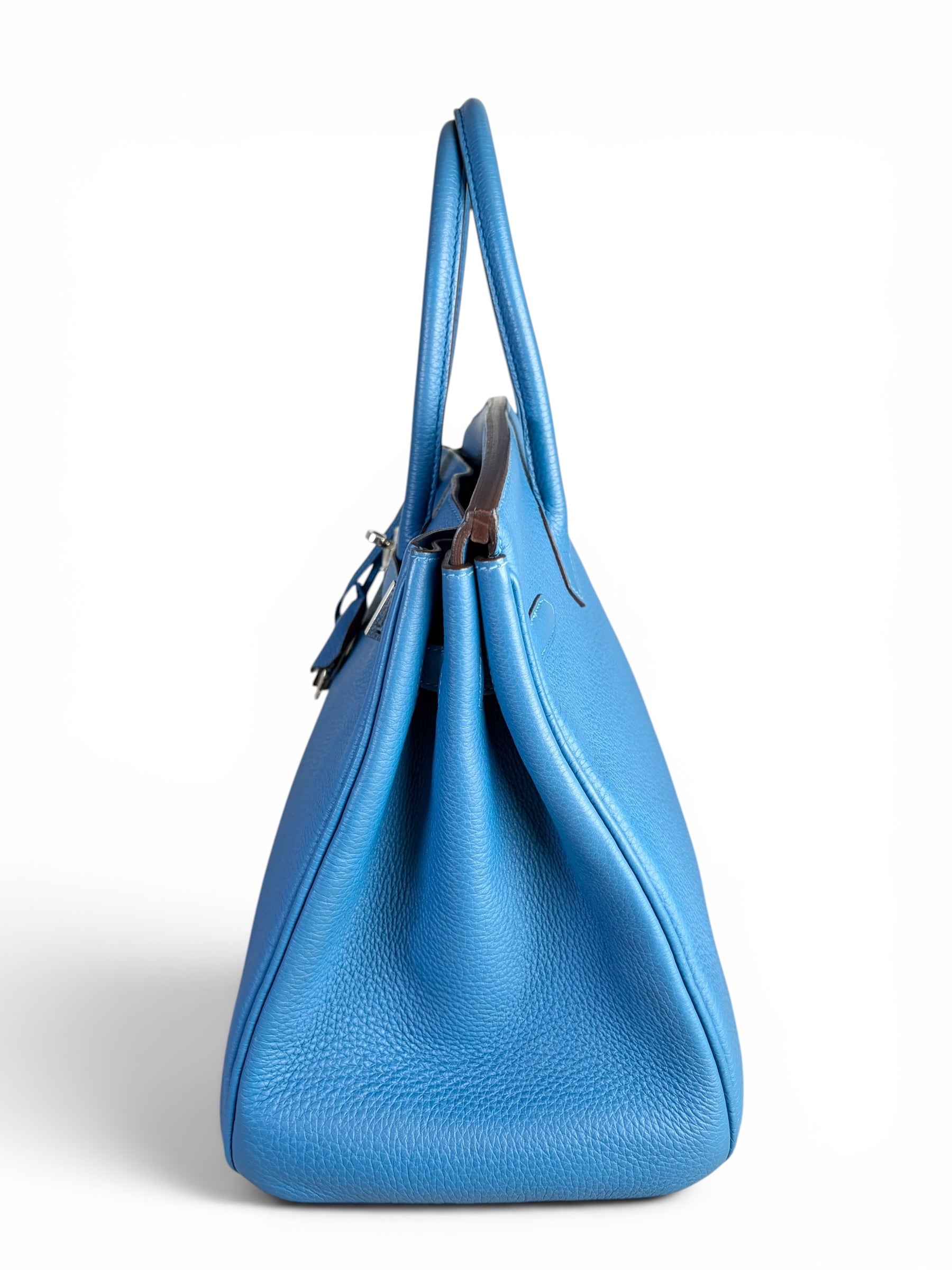 Hermes Bleu Zellige Togo Birkin 35
