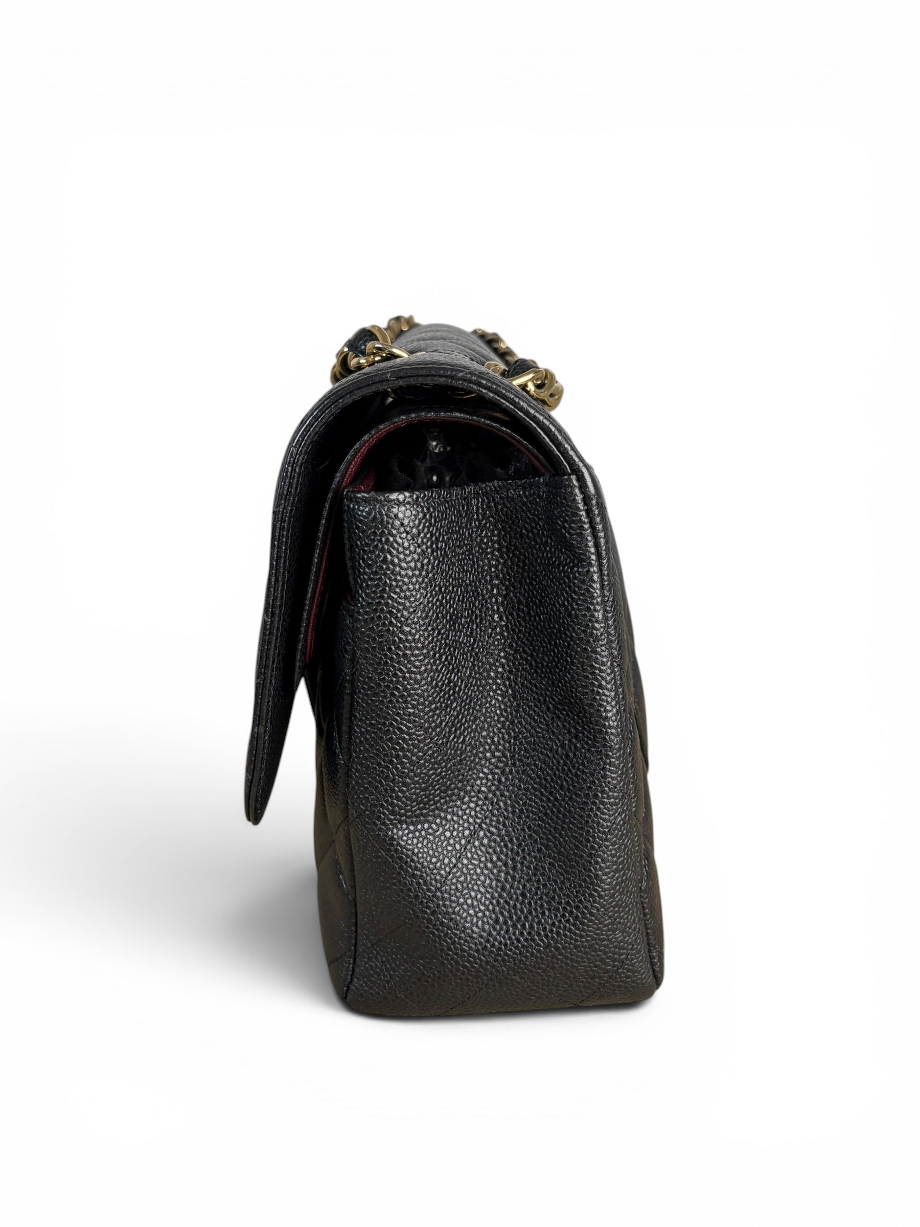 Chanel Black Caviar Jumbo Double Flap Classic