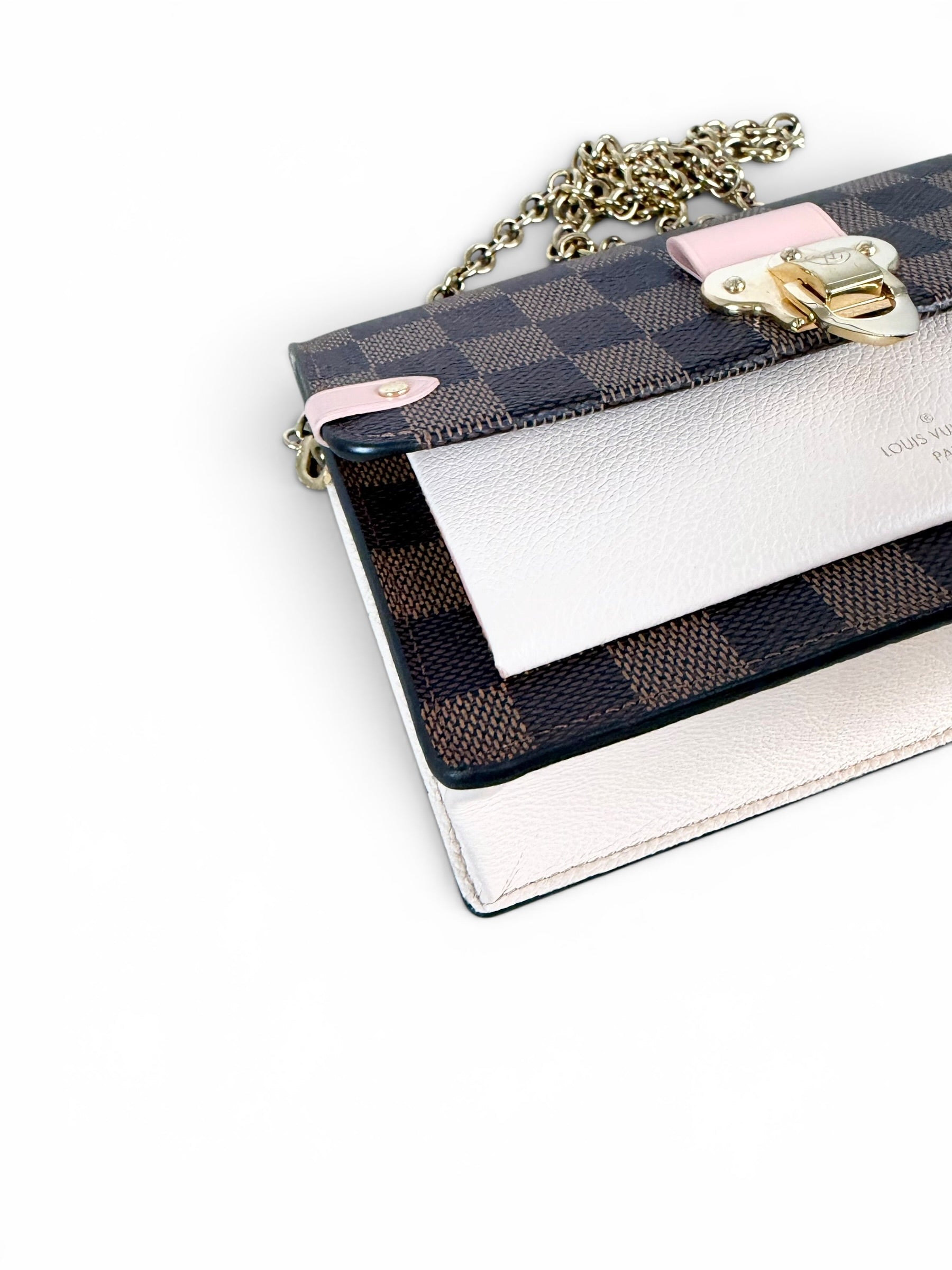 Louis Vuitton Damier Ebene Vavin Chain Wallet