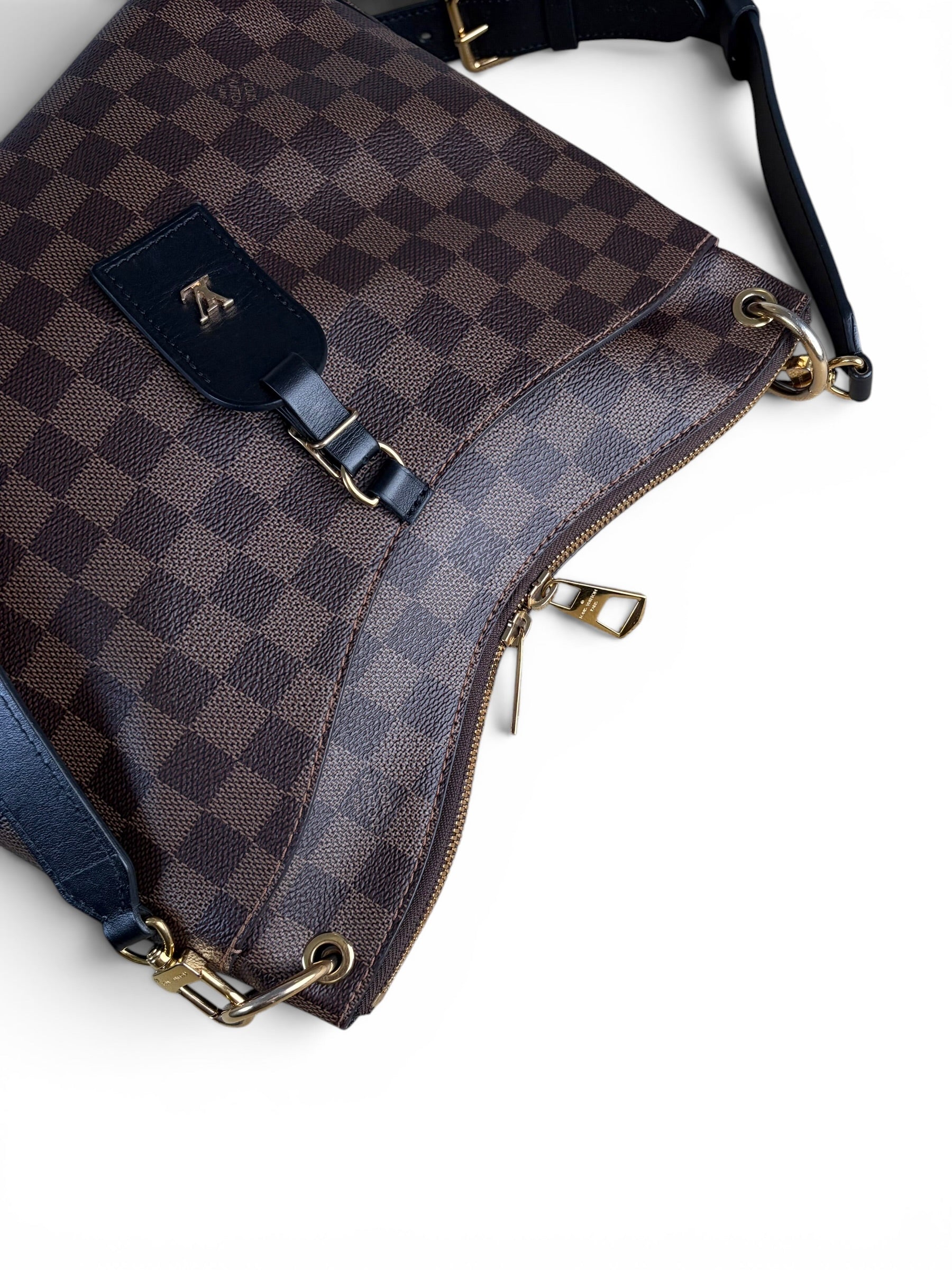 Louis Vuitton Black Damier Ebene Canvas Odeon MM