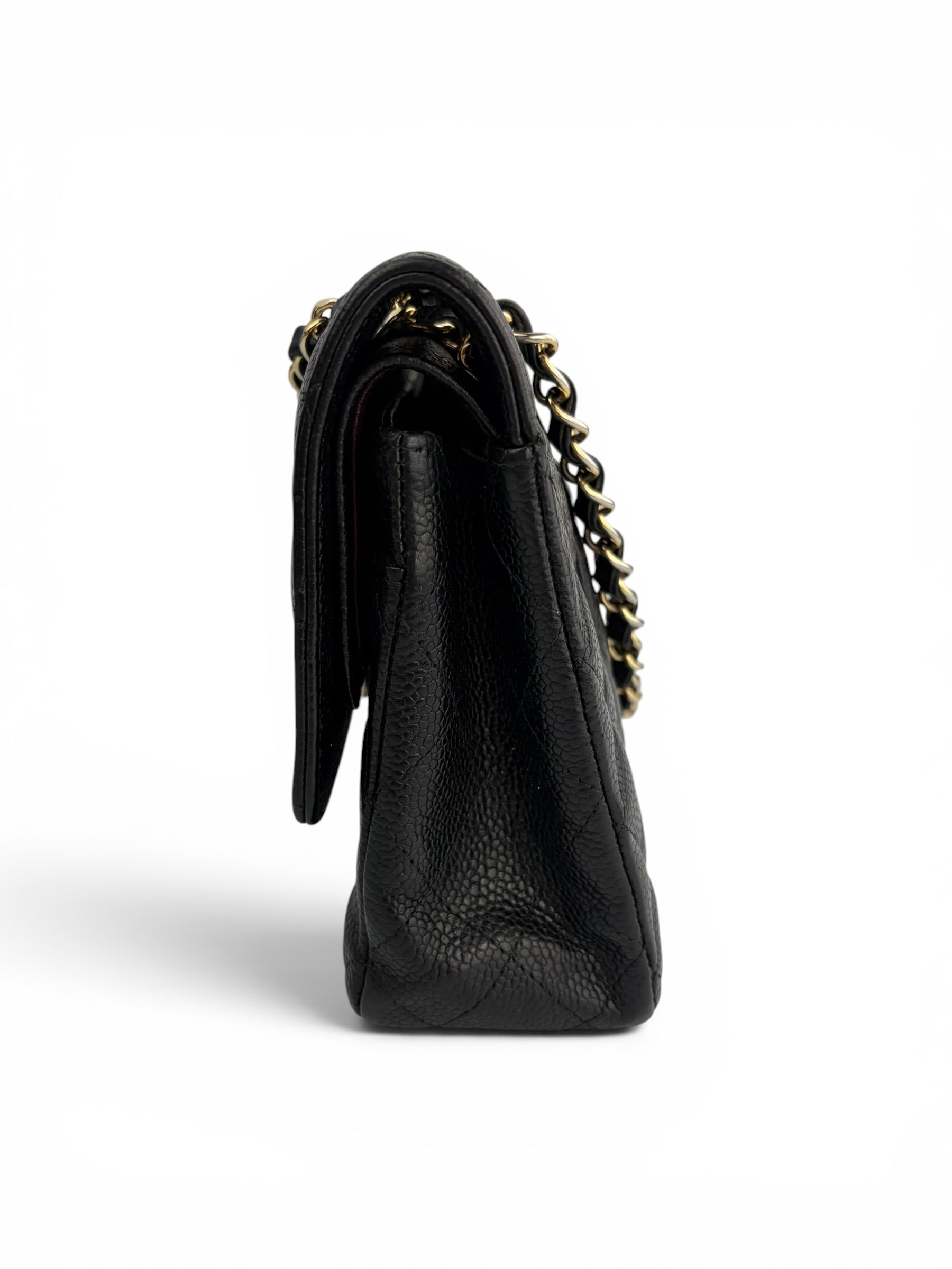 Chanel Black Caviar Medium Classic Flap