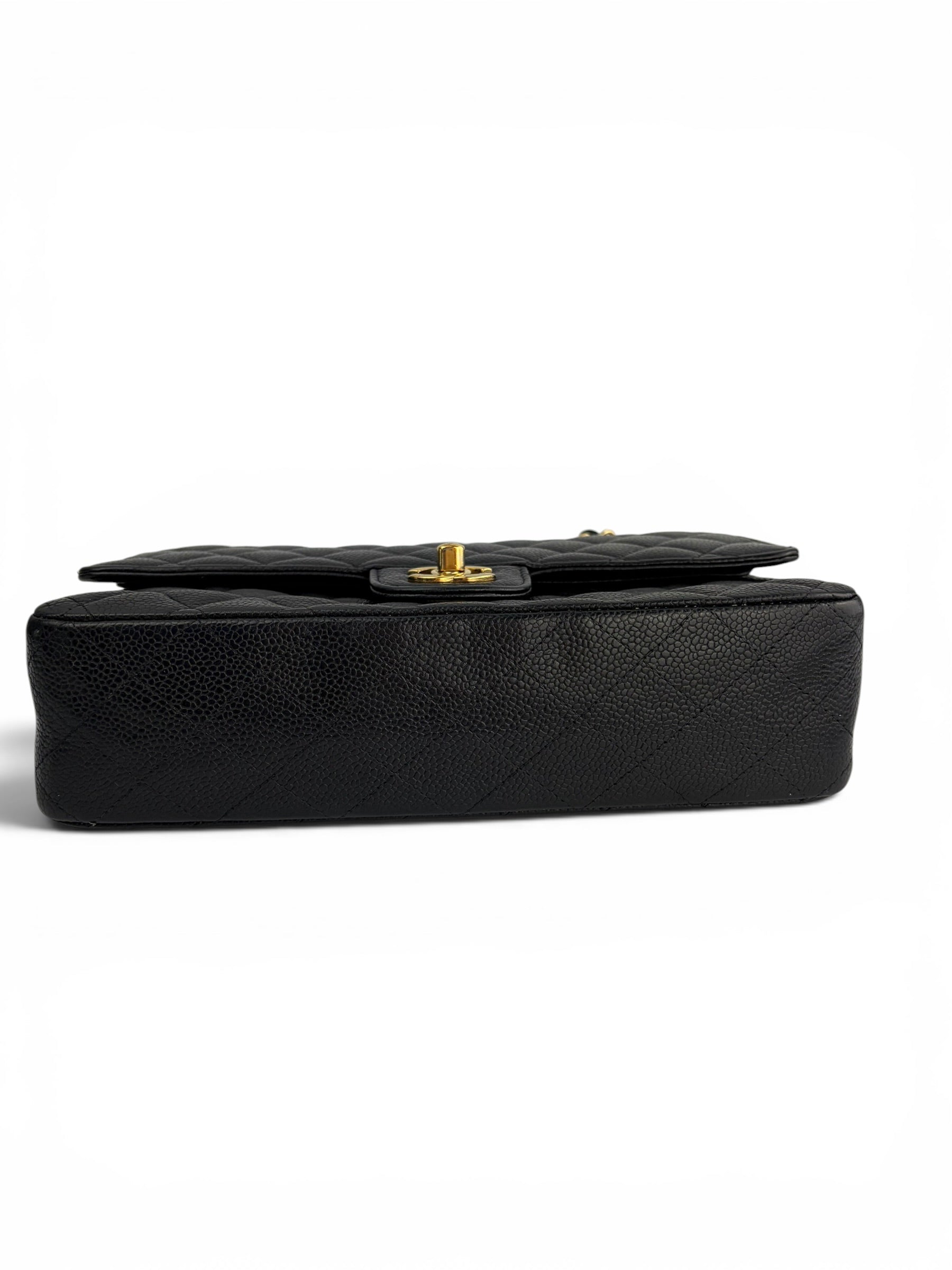 Chanel Black Caviar Medium Classic Flap