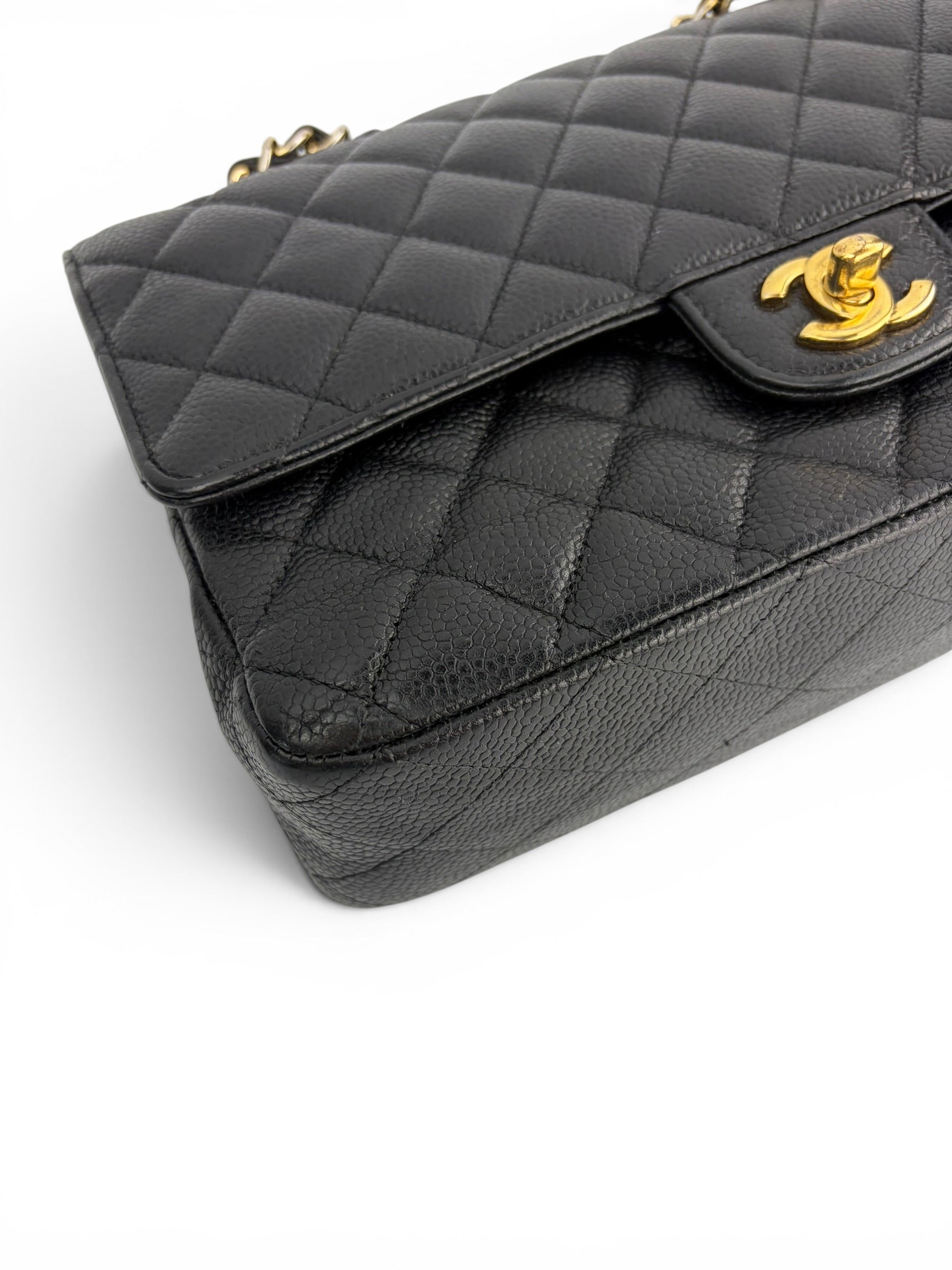 Chanel Black Caviar Medium Classic Flap