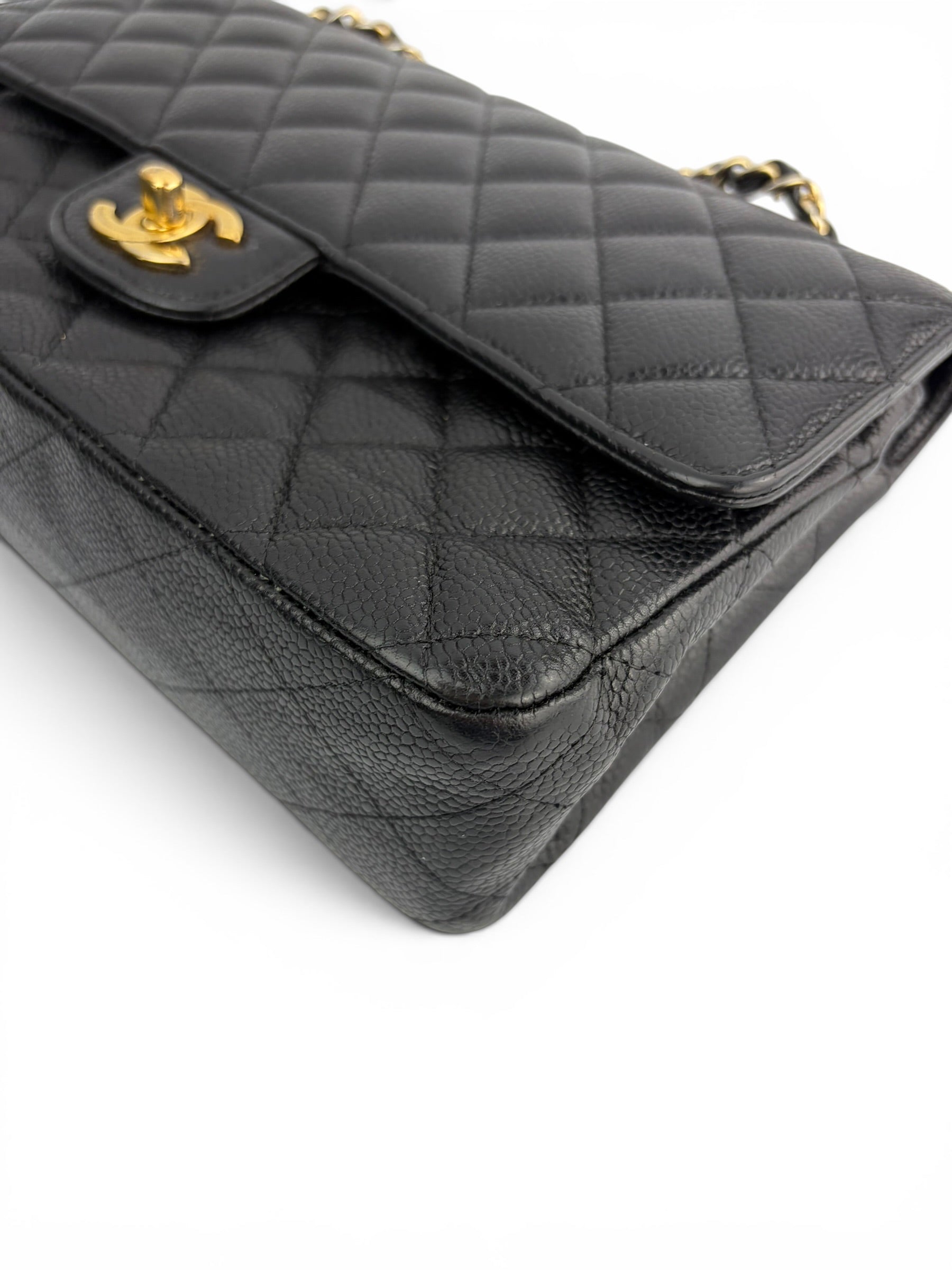 Chanel Black Caviar Medium Classic Flap
