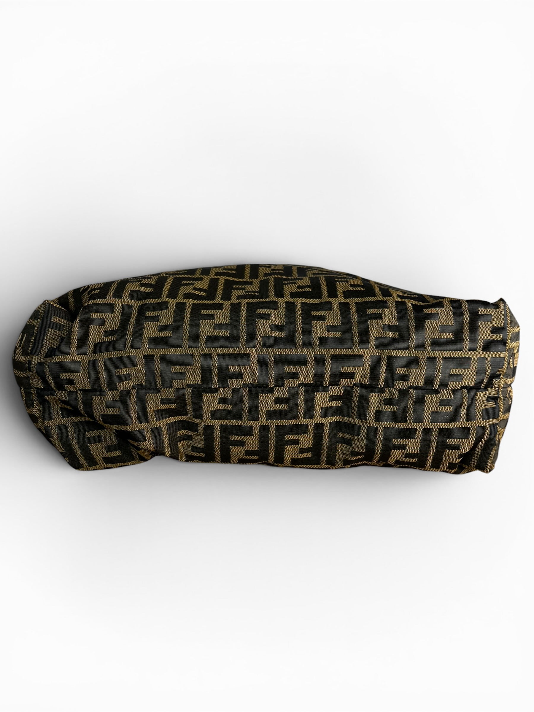 Fendi Zucca Canvas Medium Roll Tote