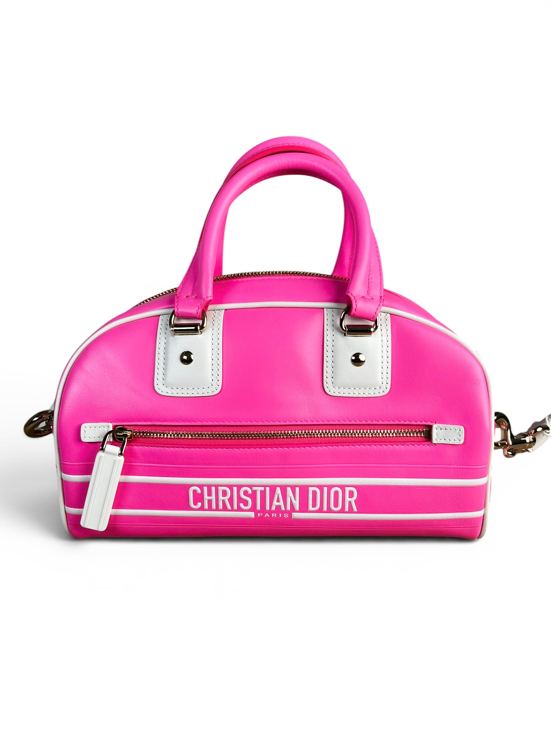 Dior Pink Dior Vibe Small Bowling Bag