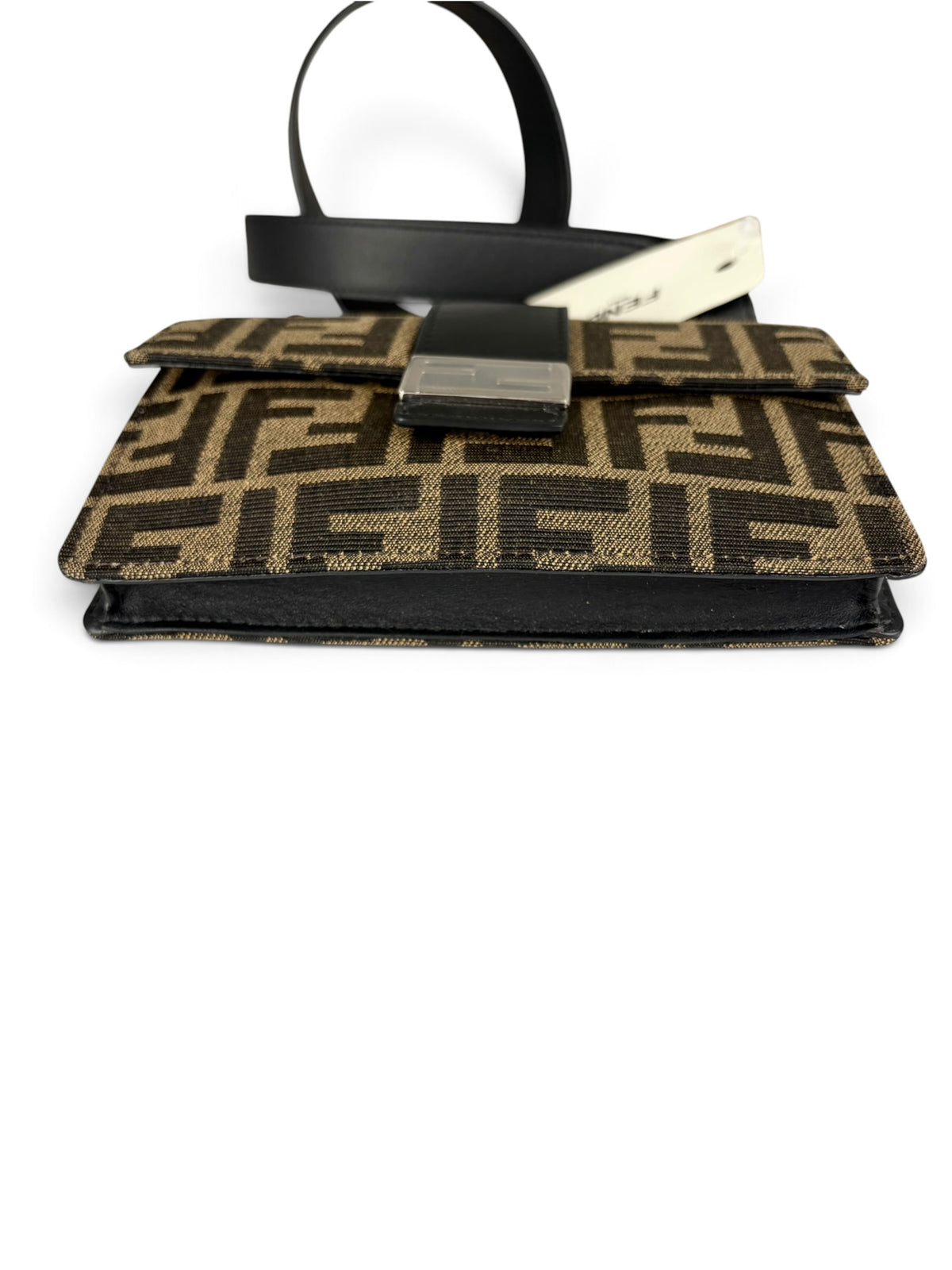 Fendi Jacquard Vitello Grace 1974 Baguette Belt Pouch