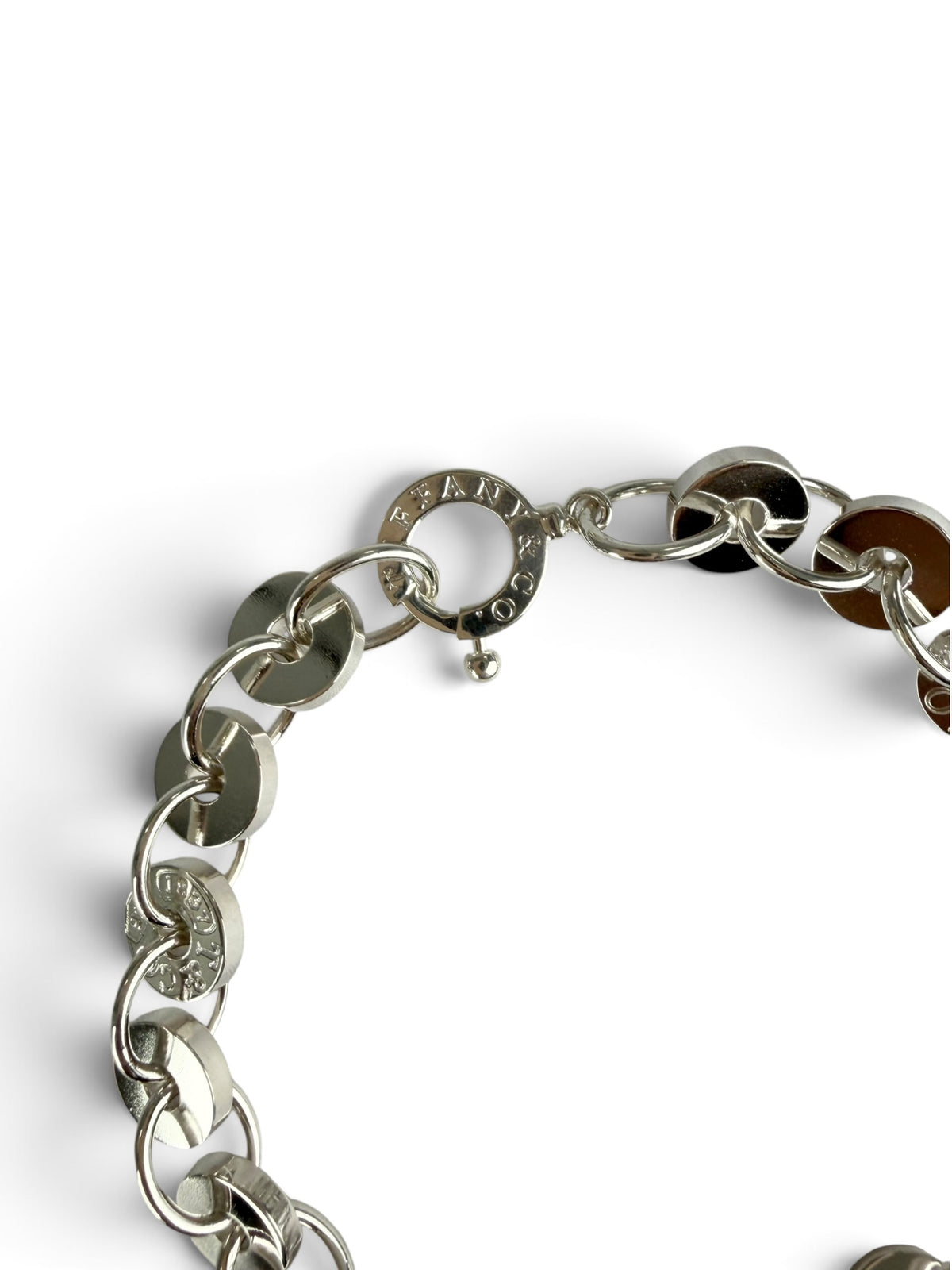 Tiffany & Co. Sterling Silver 1837 Circle Link Bracelet