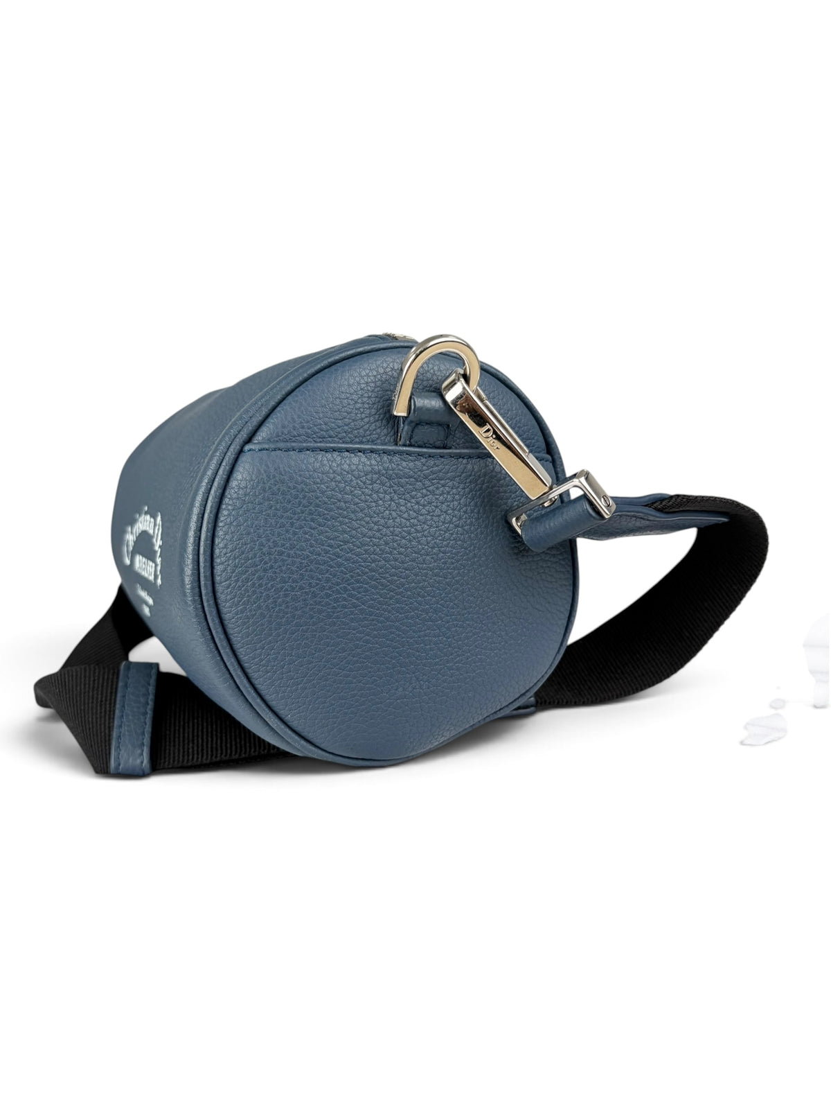 Christian Dior Blue Leather Atelier Roller Pouch