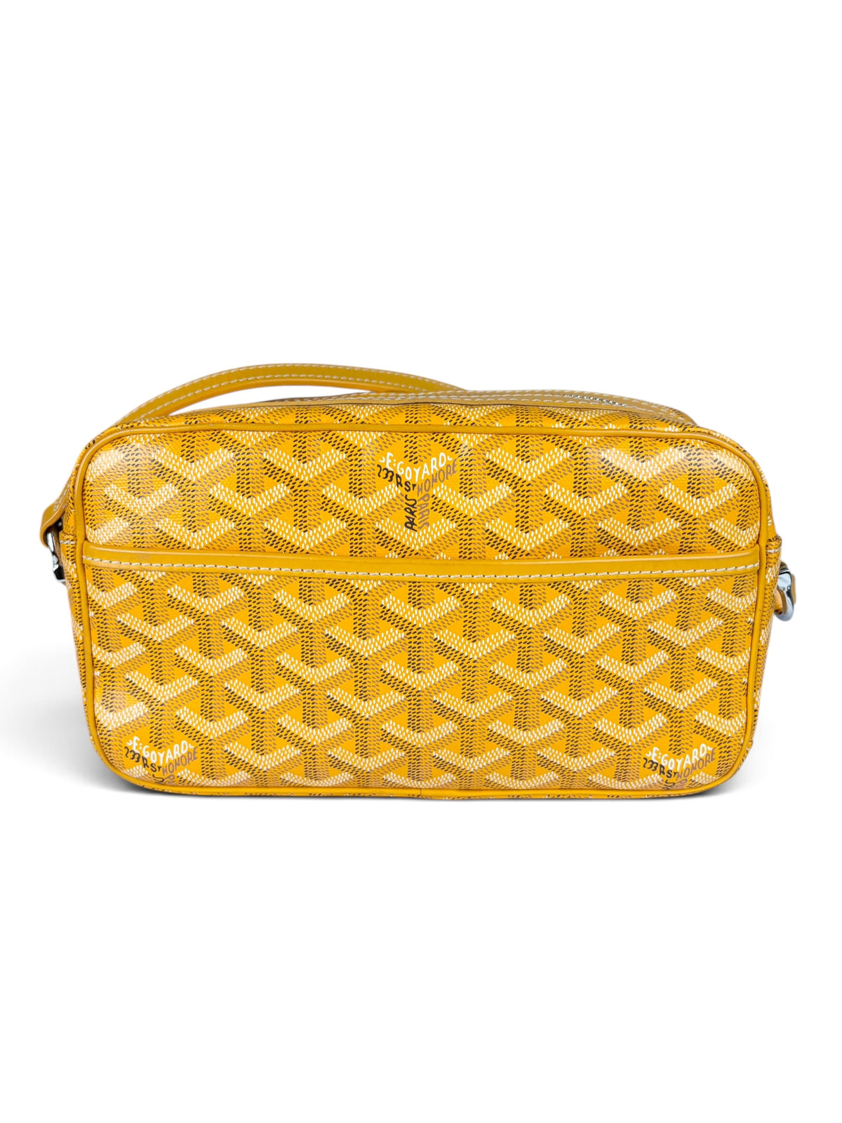 Goyard Yellow Goyardine Sac Cap Vert PM