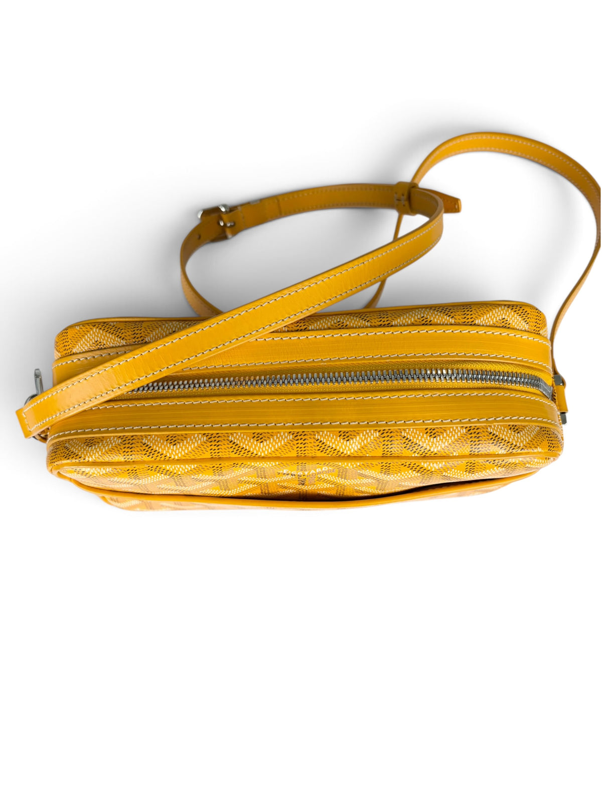Goyard Yellow Goyardine Sac Cap Vert PM