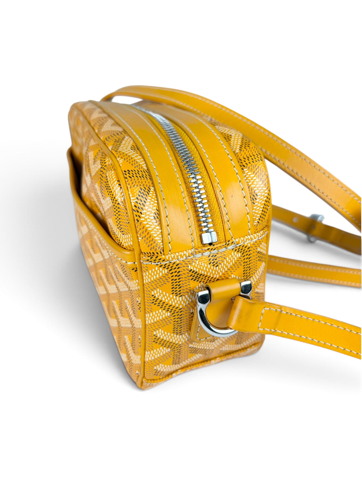 Goyard Yellow Goyardine Sac Cap Vert PM