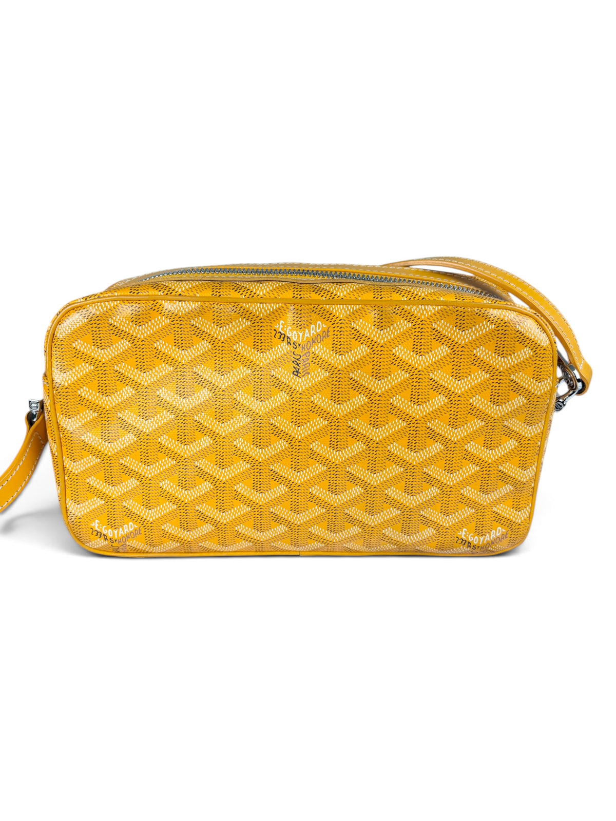 Goyard Yellow Goyardine Sac Cap Vert PM