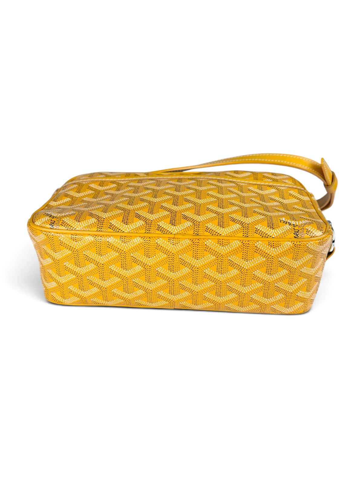 Goyard Yellow Goyardine Sac Cap Vert PM