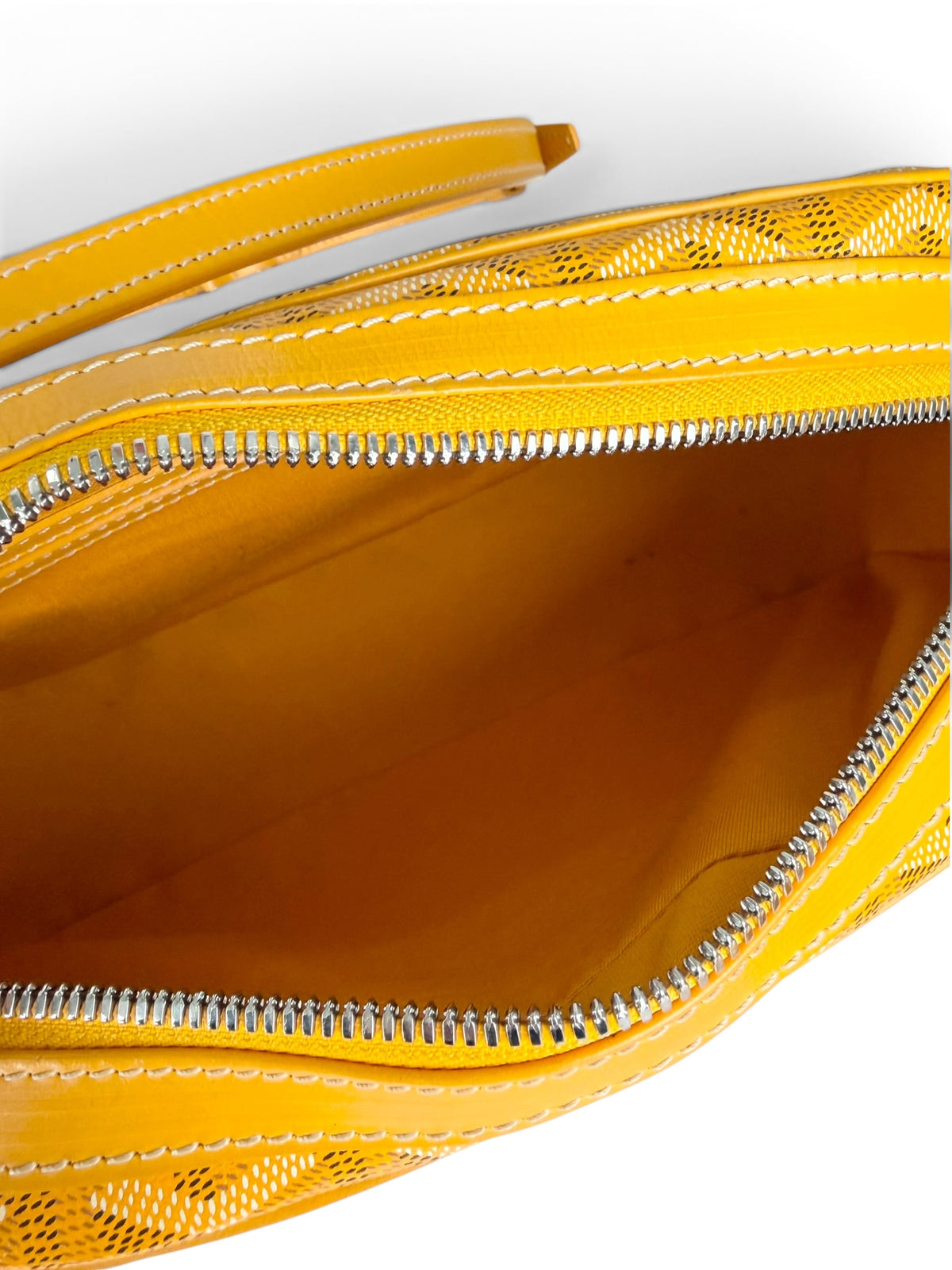 Goyard Yellow Goyardine Sac Cap Vert PM