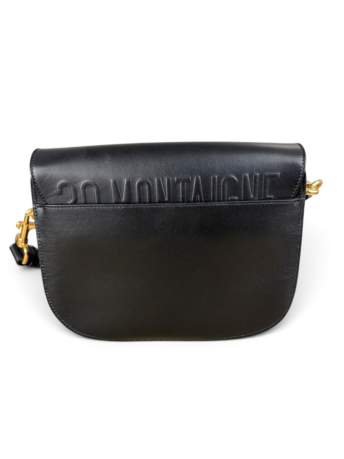 Christian Dior Black Box Calfskin Medium Bobby Flap Bag