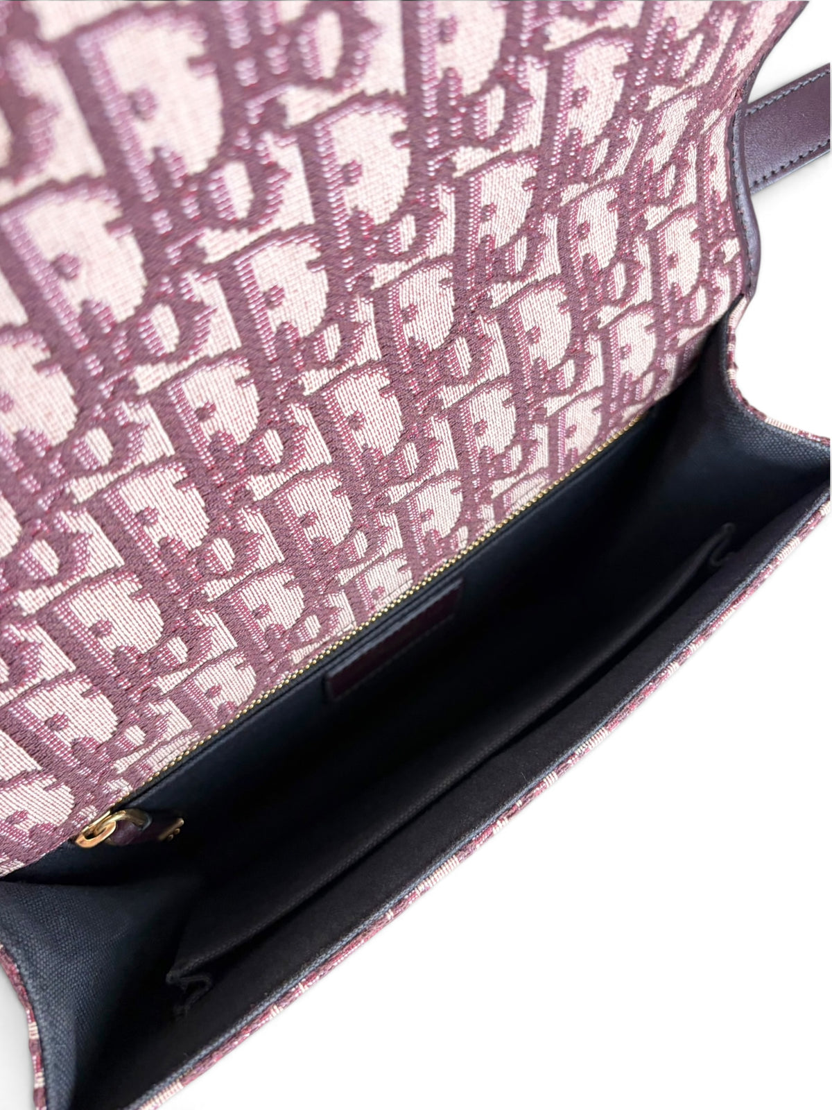 Dior Burgundy Oblique 30 Montaigne Flap