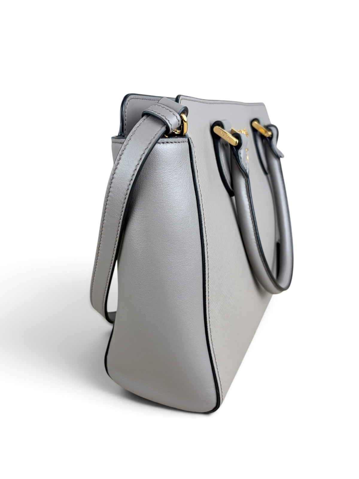Prada Saffiano Soft Leather Small Top Handle Tote