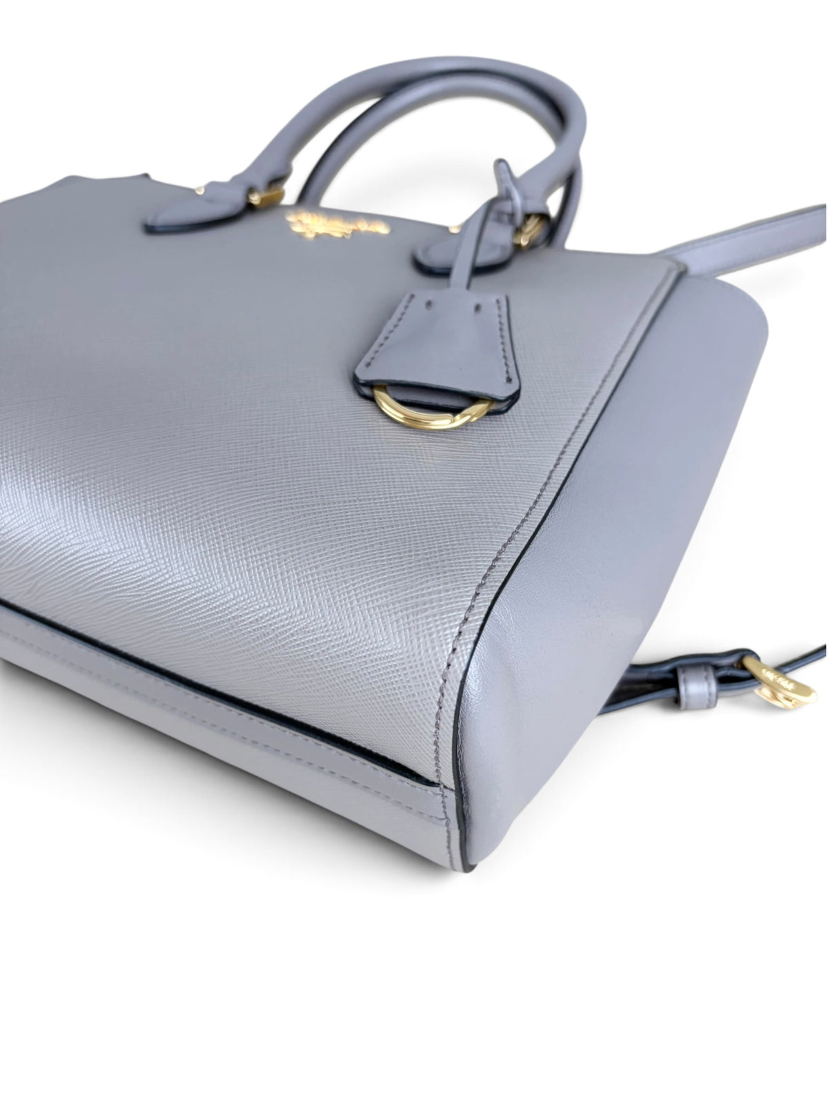 Prada Saffiano Soft Leather Small Top Handle Tote