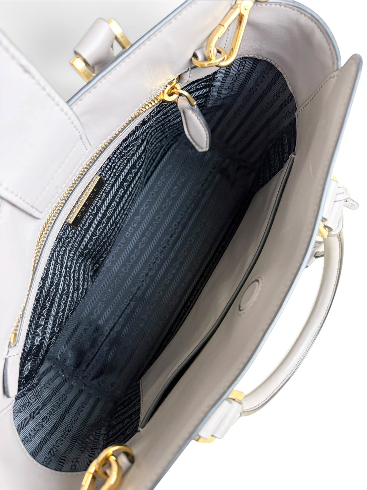 Prada Saffiano Soft Leather Small Top Handle Tote