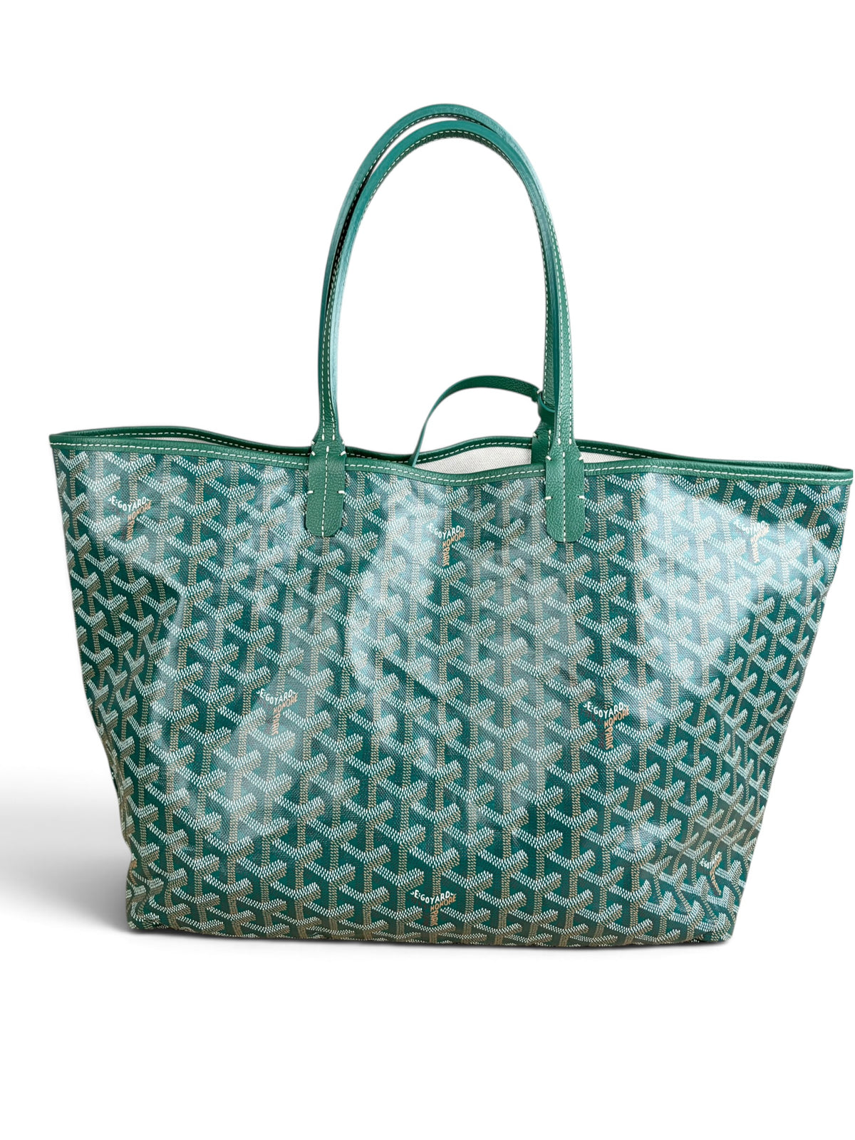 Goyard Green Goyardine Canvas Saint Louis Tote PM