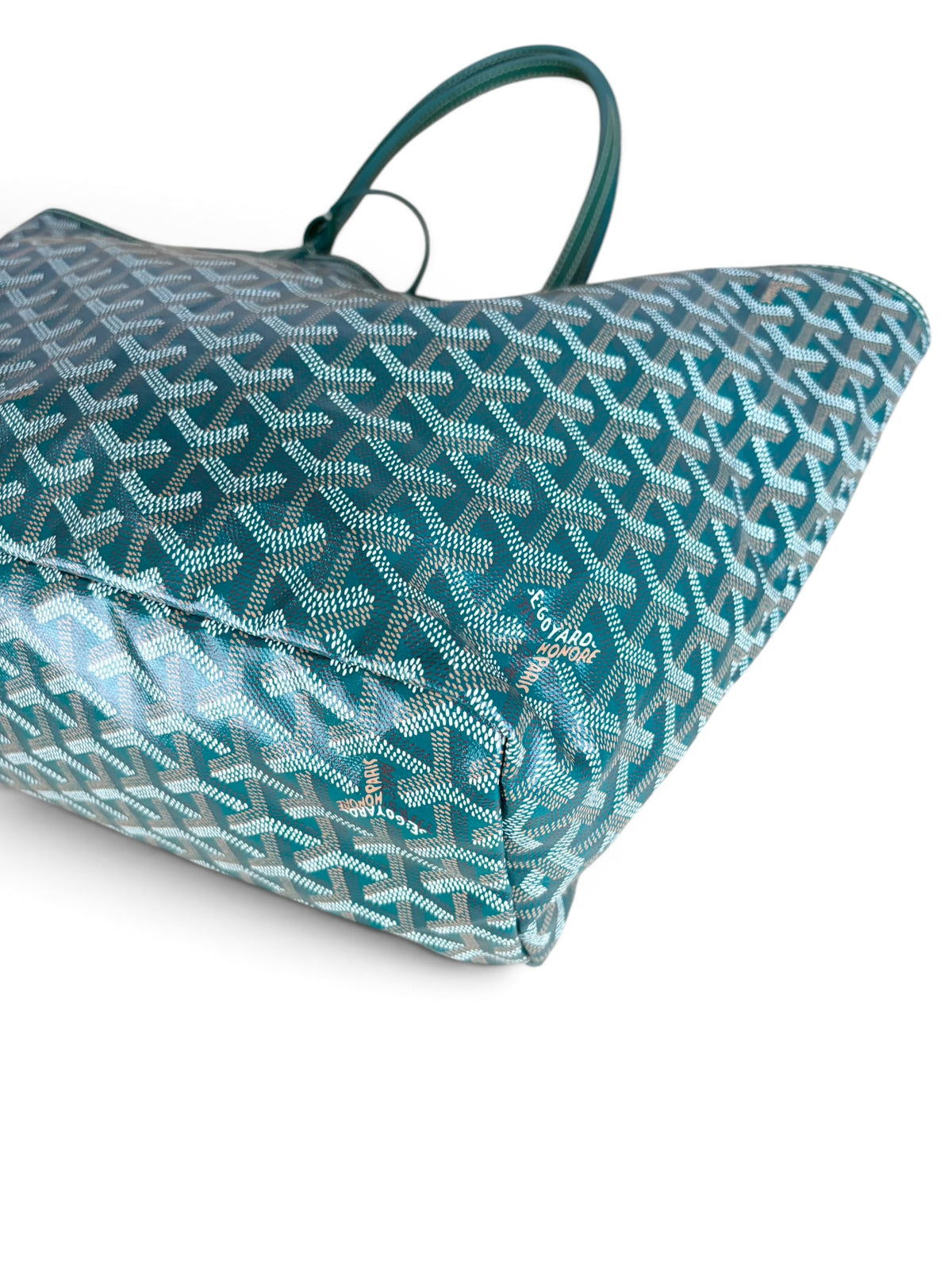 Goyard Green Goyardine Canvas Saint Louis Tote PM