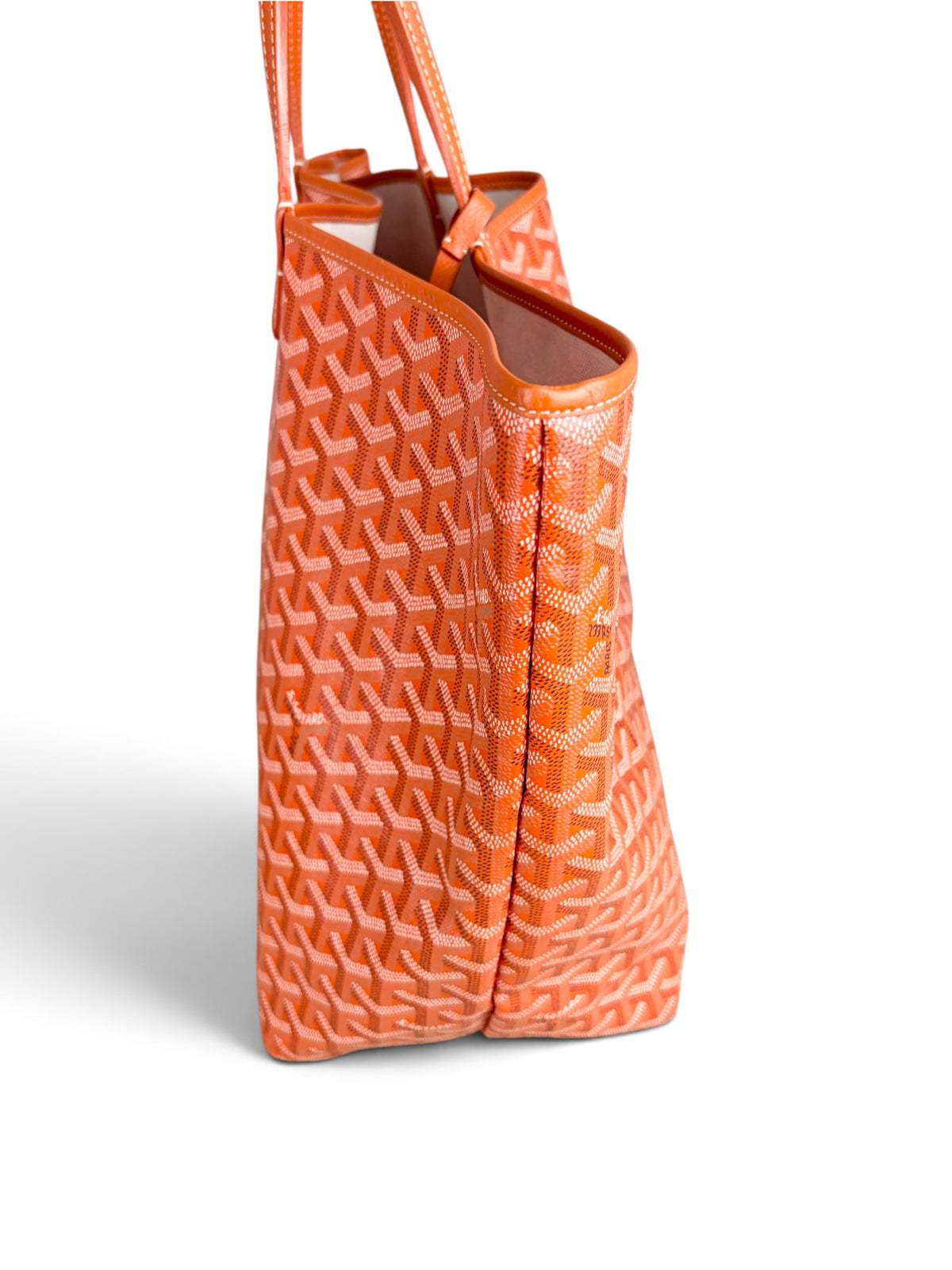 Goyard Orange Goyardine Saint Louis Tote GM
