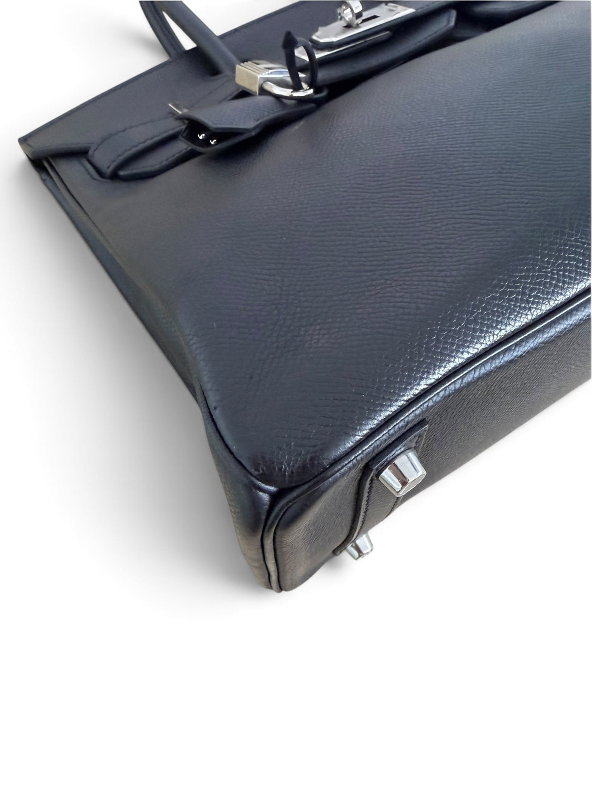 Hermes Black Epsom Birkin 30 PHW