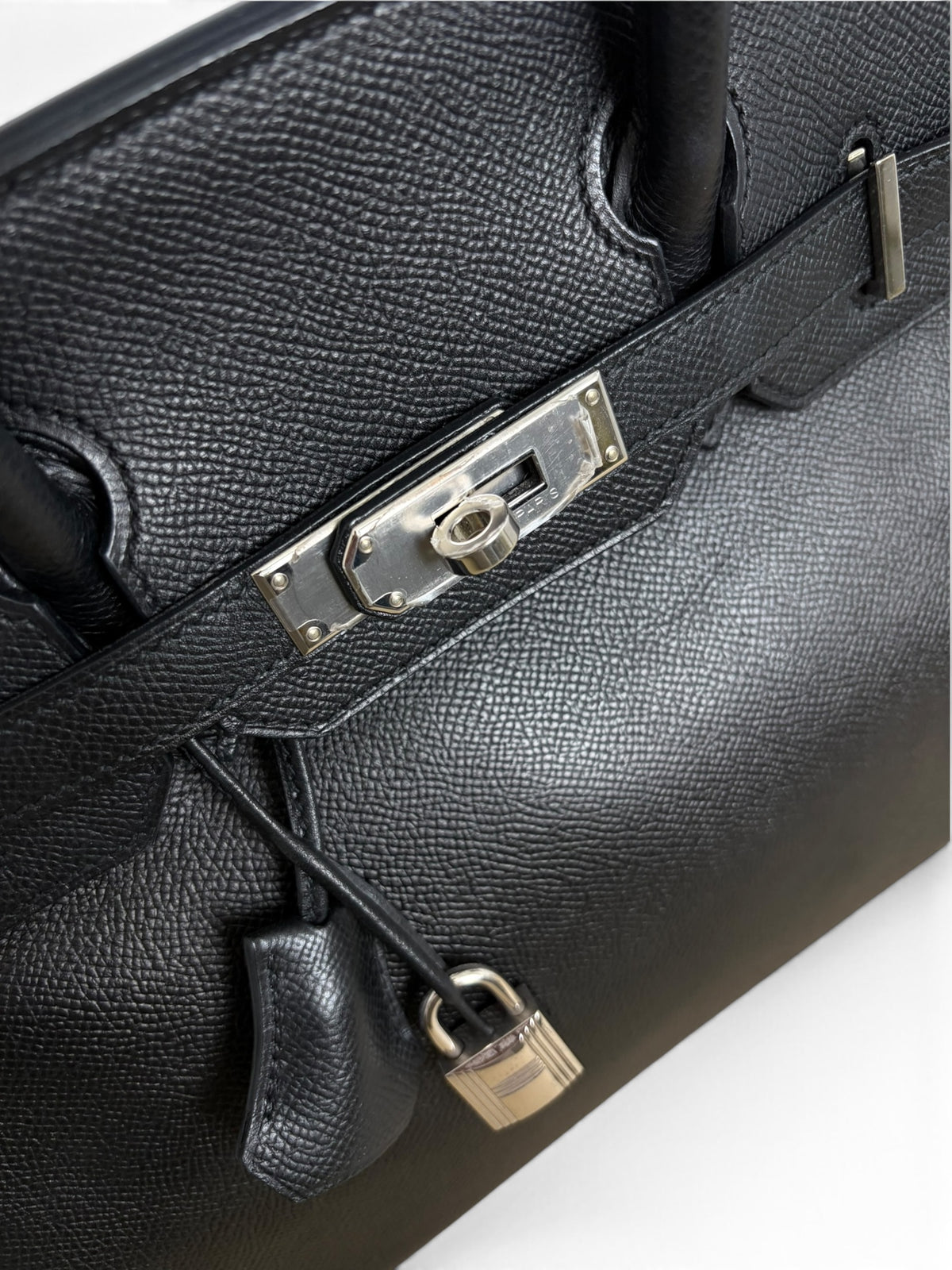 Hermes Black Epsom Birkin 30 PHW