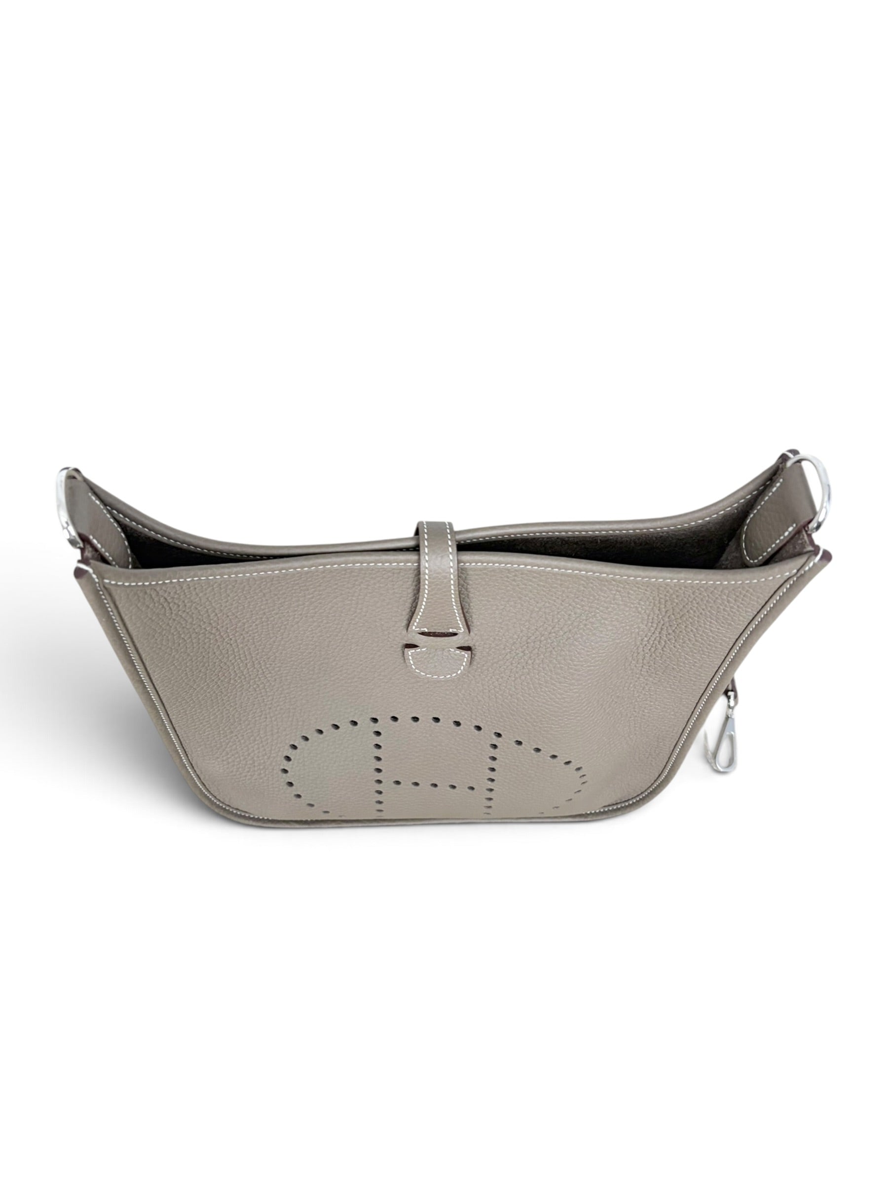 Hermes Etoupe Clemence Evelyne III PM 29 PHW