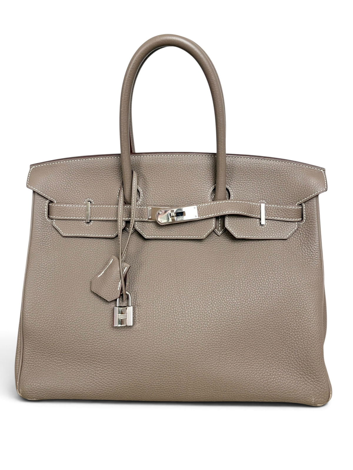 Hermes Etoupe Togo Birkin 35 PHW
