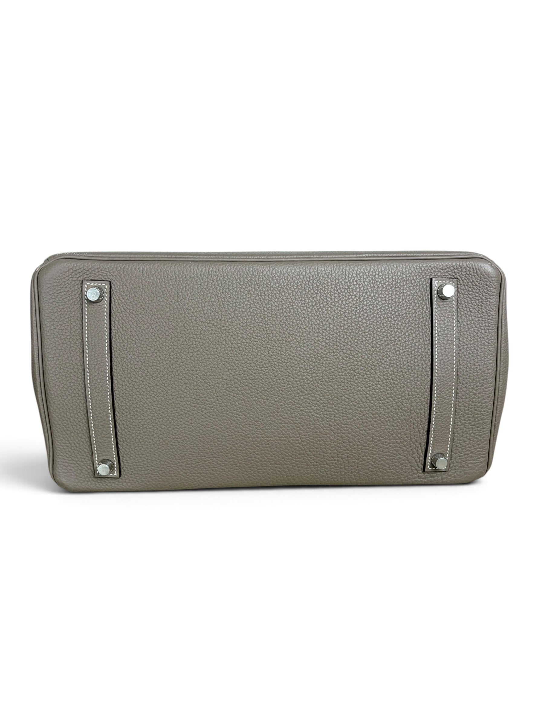 Hermes Etoupe Togo Birkin 35 PHW
