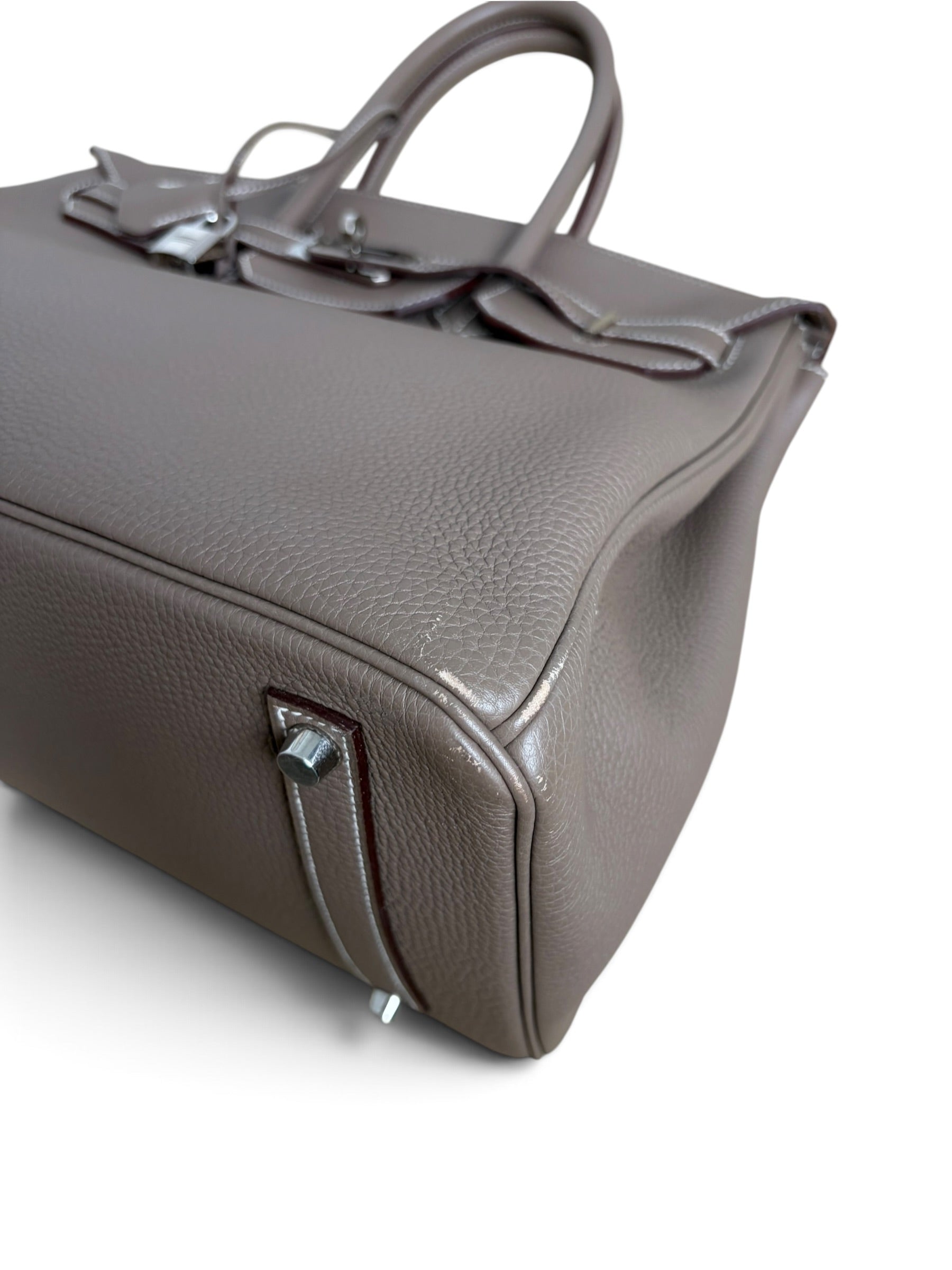 Hermes Etoupe Togo Birkin 35 PHW