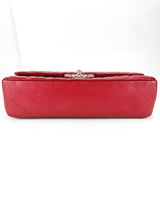 Chanel Red Caviar Leather Classic Double Flap