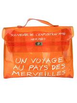 Hermes Orange Vinyl Kelly