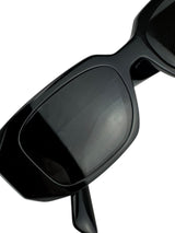 Prada Black Rectangular Women's Sunglasses