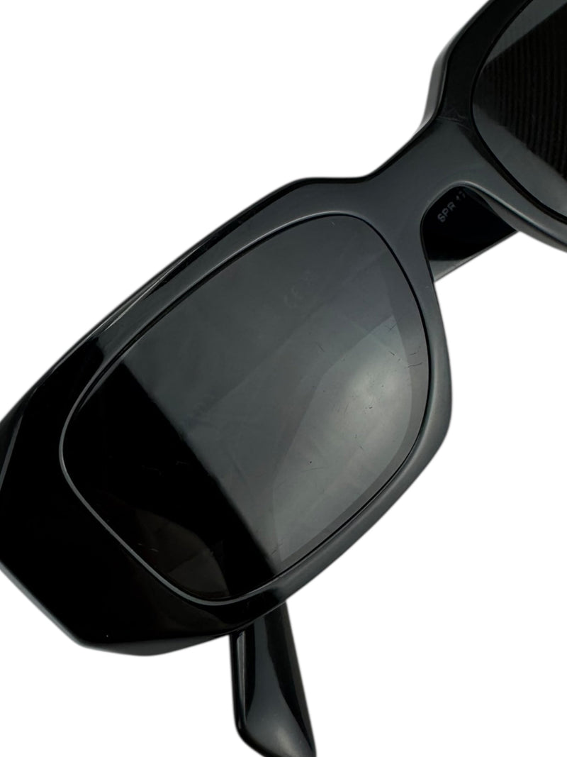 Prada Black Rectangular Women's Sunglasses