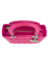 Christian Dior Pink Medium Lady Dior with Strap