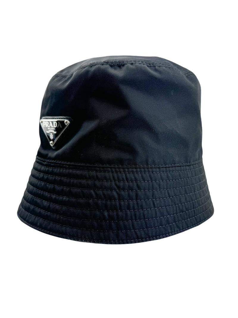 Prada Black Re-Nylon Bucket Hat