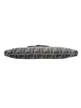 Fendi Gray Wool Sellaria Shoulder Bag