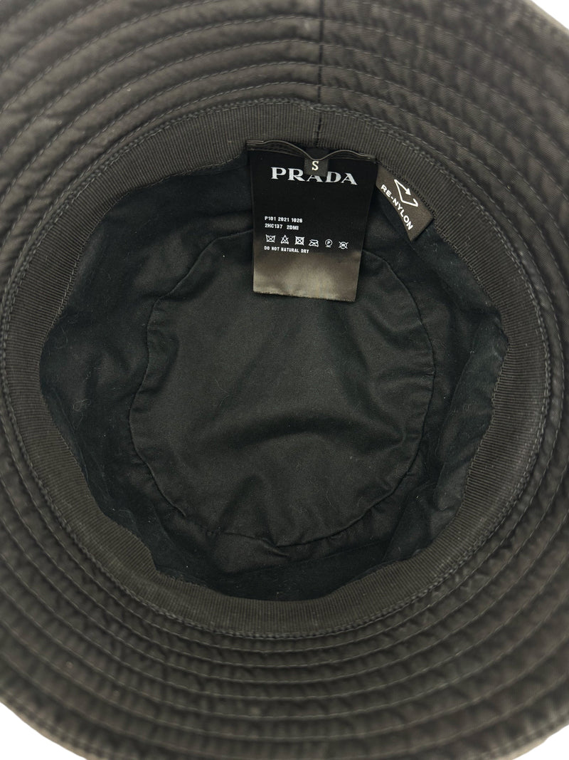 Prada Black Re-Nylon Bucket Hat