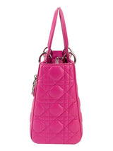 Christian Dior Pink Medium Lady Dior with Strap