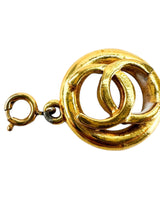 Chanel Gold CC Cutout Bracelet