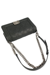 Chanel Black Caviar Paris Dallas Boy Bag Medium