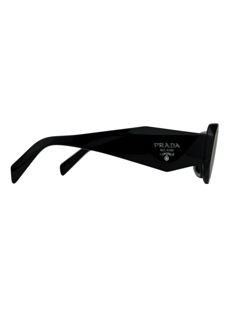 Prada Black Rectangular Women's Sunglasses