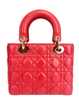Christian Dior Small Red Lady Dior MyABCDior Bag