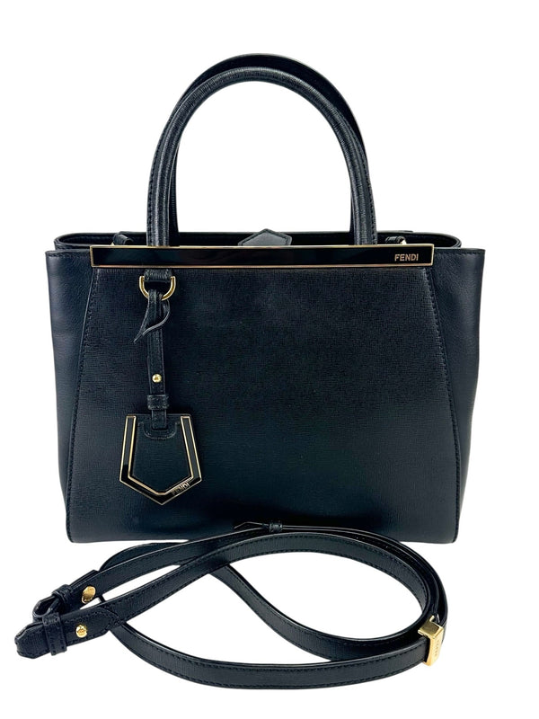 Fendi Black Petit 2 Jours Handbag
