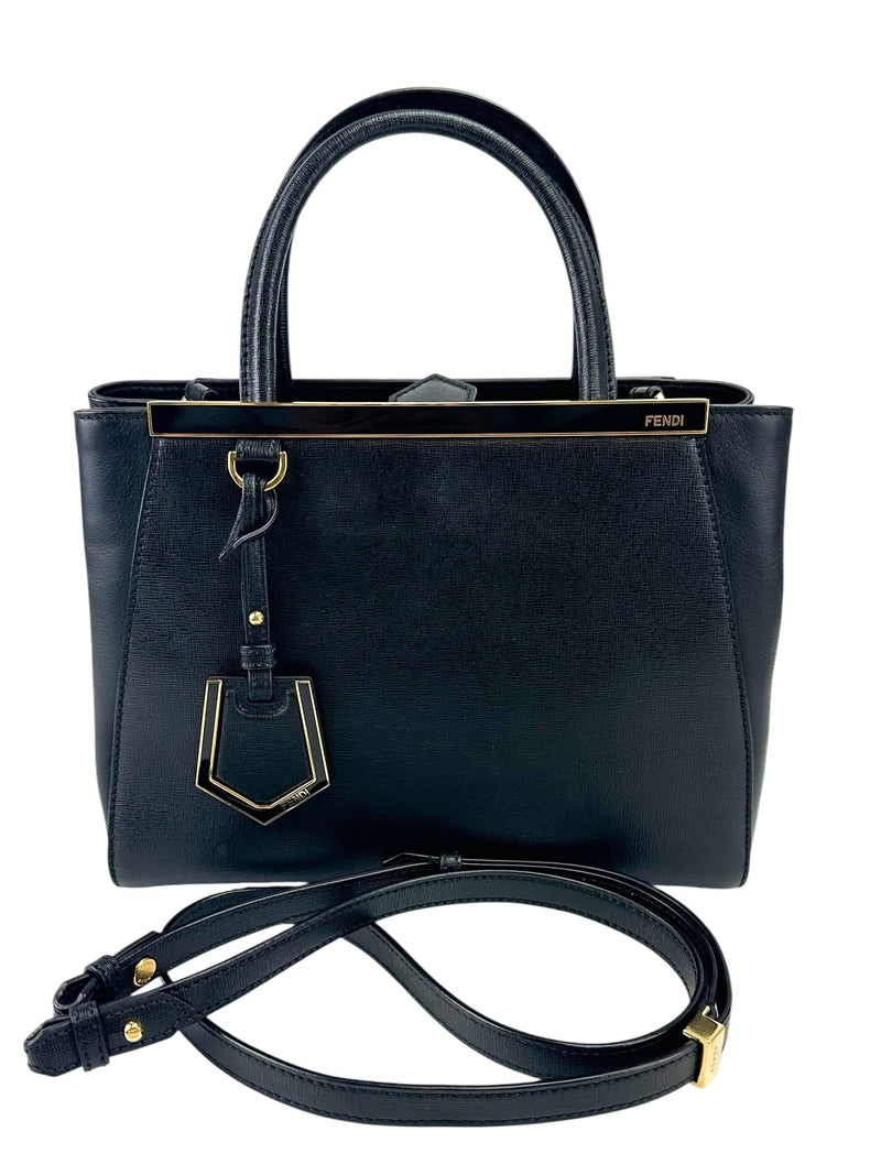 Fendi Black Petit 2 Jours Handbag