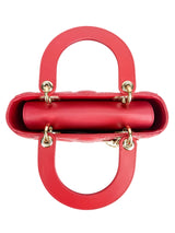 Christian Dior Small Red Lady Dior MyABCDior Bag